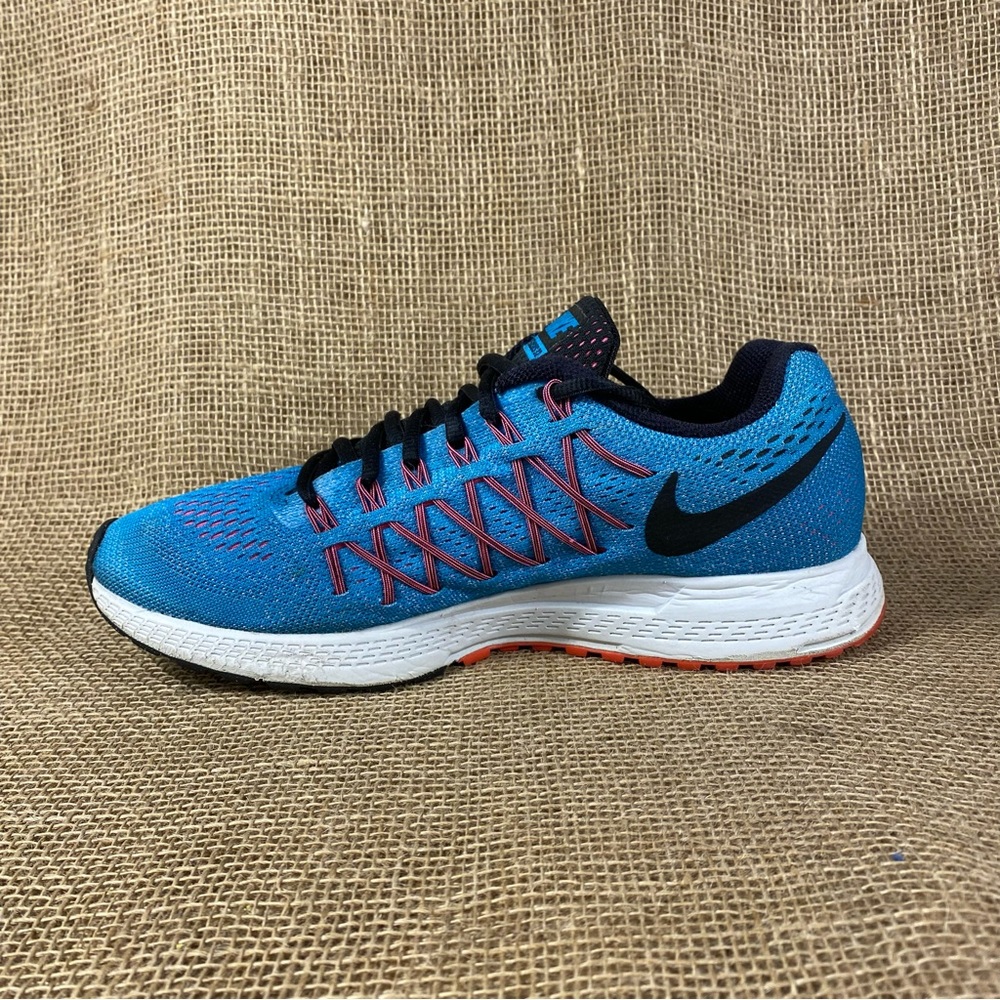 Nike Running Shoe Air Zoom Pegasus Blue Black White Women's Size 9.5 - Picture 4 of 11
